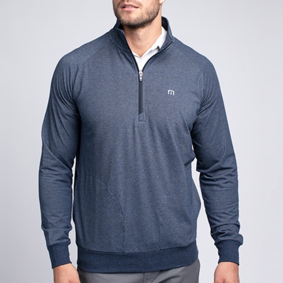 Travis Mathew Other - NEW Travis Mathew ZACHARY 1/2 Zip Jacket M Blue